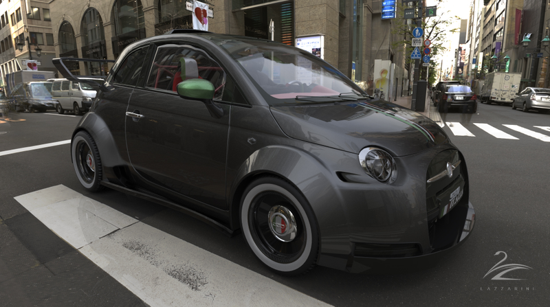 Illustration for article titled Crazy Italian Designers Want To Build That Fiat 500 With A Ferrari V8